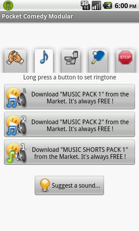 Pocket Comedy Sounds Ringtones截图3