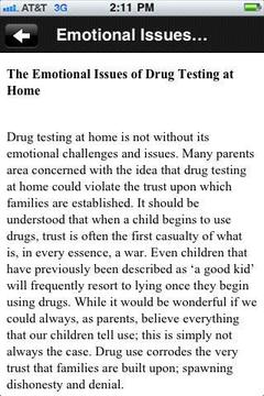 Drug Test Info截图