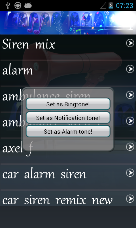 Top Siren Sound Ringtones截图2