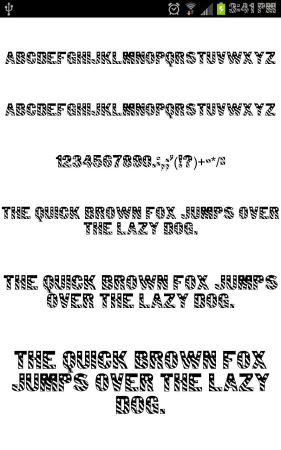 USA Pack for FlipFont&reg; free截图1