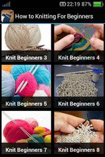 How to Knitting For Beginners截图1