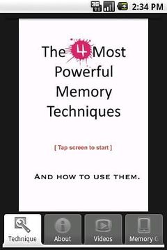 Memory E-Book - The 4 Most Powerful Memory Techniques截图