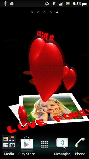 Valentines 3D Free Wallpaper截图3