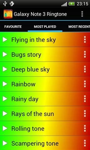 银河注3铃声 Galaxy Note 3 Ringtones截图4