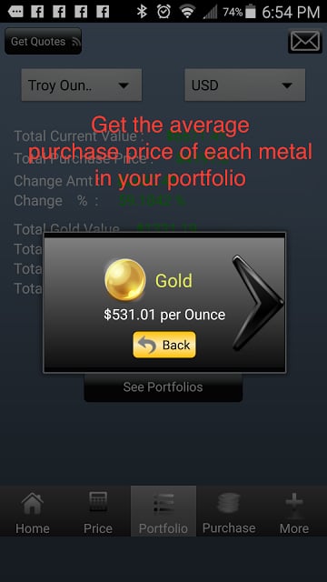 Precious Metals Prices Free截图4