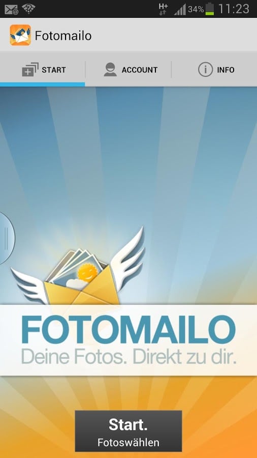 Fotomailo-Fotoabz&uuml;ge per Post截图2