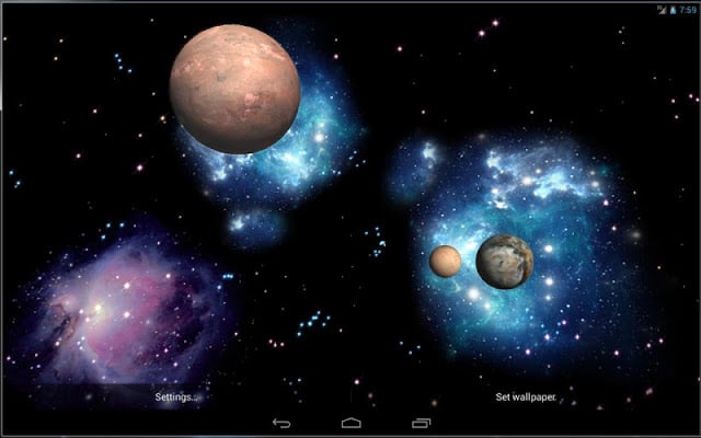 3D Space Live Wallpaper截图4