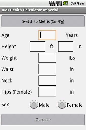 BMI Health Calculator截图1