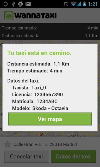 Wannataxi &iquest;Necesitas un taxi?截图4