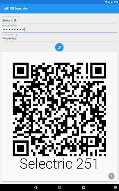 Wifi QR 代码生成器截图5