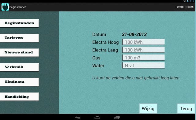 Meterstanden en verbruik截图5