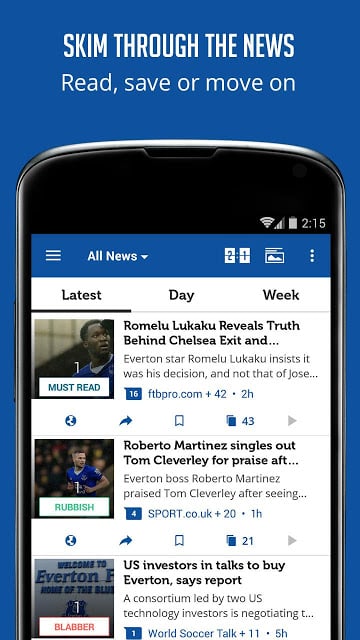 Sportfusion - Everton Edition截图10