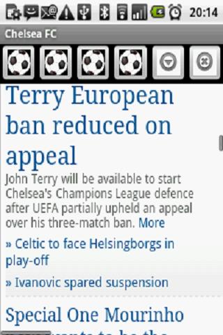 Chelsea FC News 2012截图1