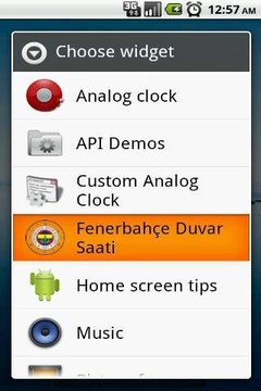 Fenerbah&ccedil;e Saat Widget截图