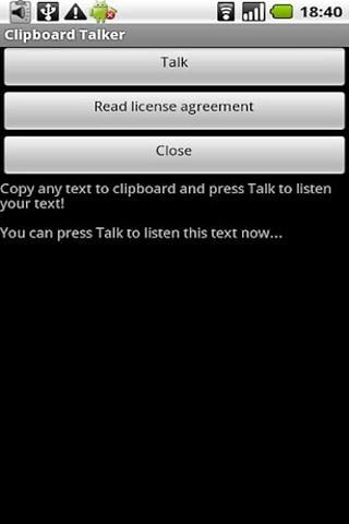 Clipboard Talker截图3