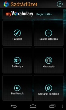 Sz&oacute;t&aacute;rf&uuml;zet - myVocabulary截图