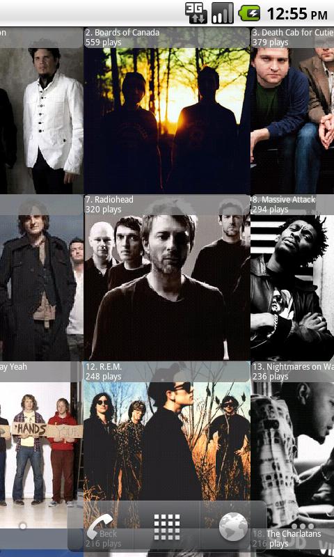 last.fm Live Wallpaper LITE截图2