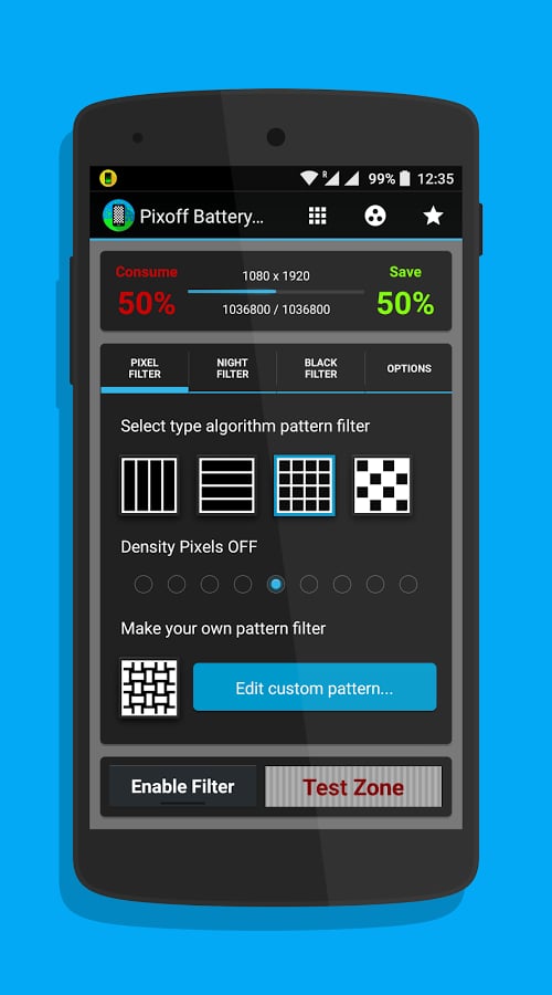 像素省电:Pixoff Battery Saver截图2
