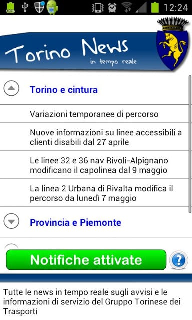 Torino News Scioperi Bus Metro截图1