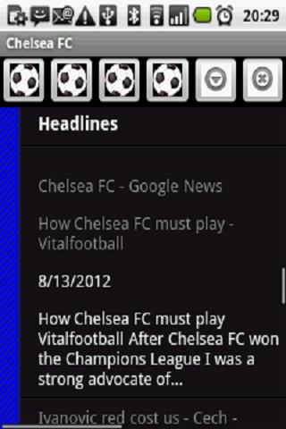 Chelsea FC News 2012截图2