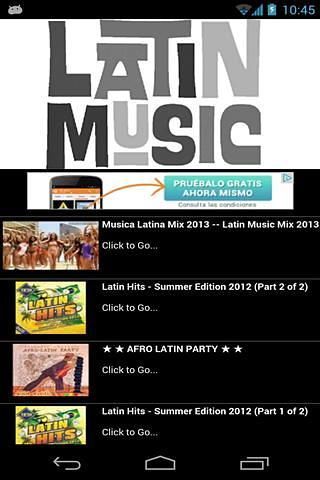 Latin Music Tube截图2