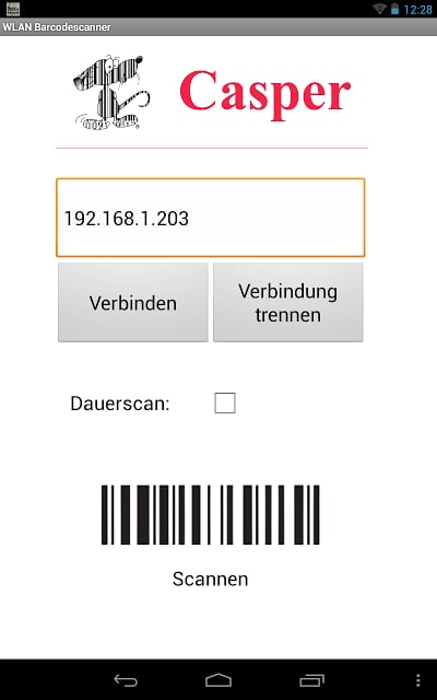 WLAN Barcodescanner Lite截图3