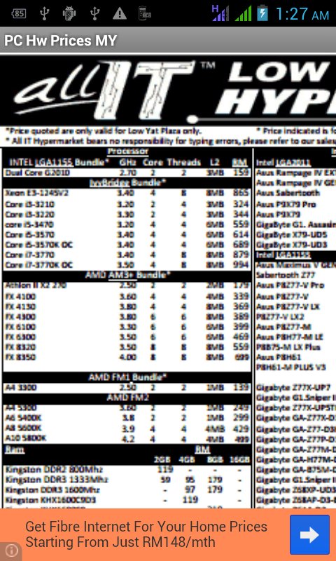 PC Hw Prices MY截图8