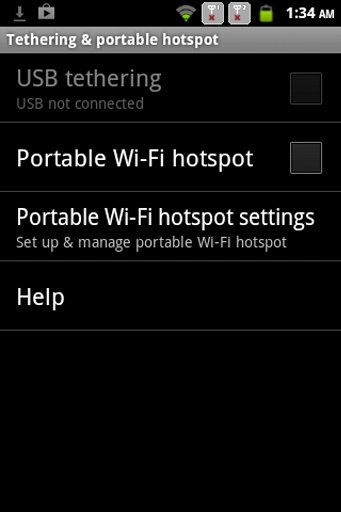 Wifi Hotspot USB Tether Lite截图1