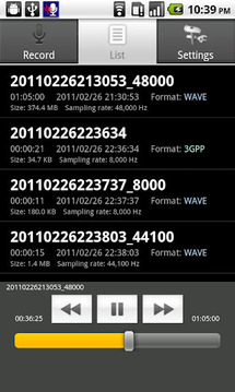 WAVE Recorder截图