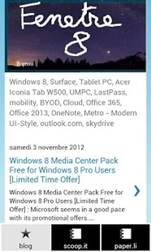 Fenetre8 | News on Windows 8截图1