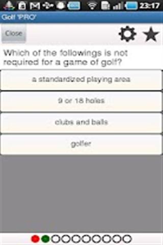 高尔夫知识测验 Golf PRO截图3