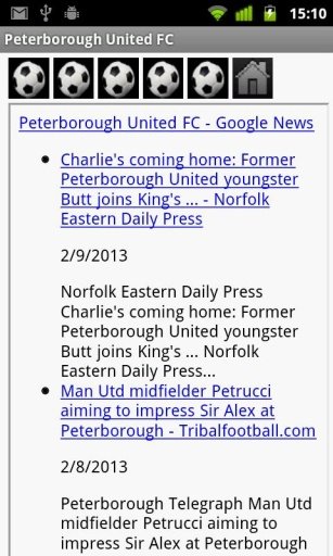 Peterborough FC News截图1