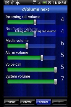 Volume setting[cVolume] next截图