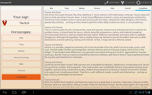 Гороскоп 24/7 free截图8