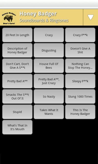 Honey Badger Soundboard截图2