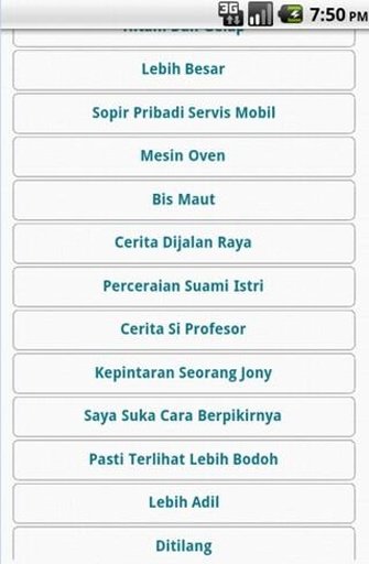 Kumpulan Cerita Lucu截图2