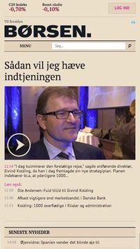 B&oslash;rsen mobil截图