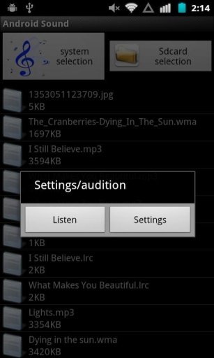 Android Sound Rington截图2