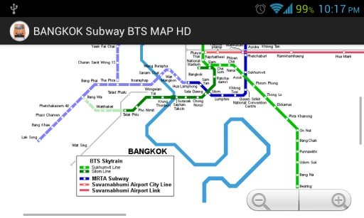 BANGKOK Subway BTS MAP HD截图7