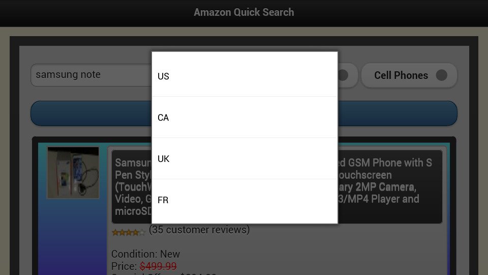 Amazon Shop Quick Search截图4