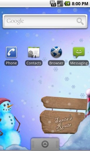 Santas Route Live Wallpaper截图4