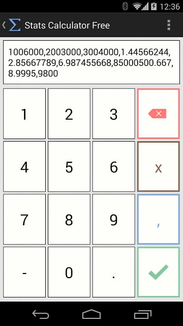 Stats Calculator Free截图2