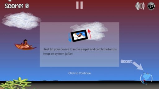 Aladdin's magic carpet game截图1