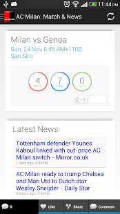 AC Milan: Match Widget &amp; News截图2