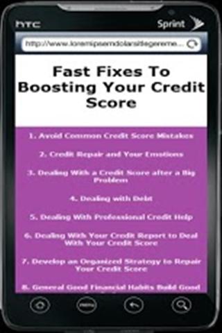 提高信用分数 Fixes To Boost Credit Score截图2