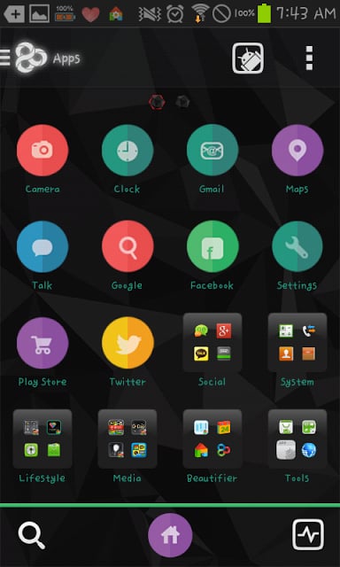 Diamond dodol launcher theme截图4