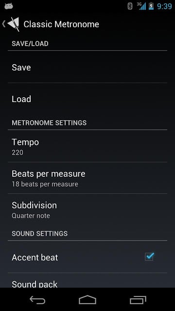 Classic Metronome Free截图5