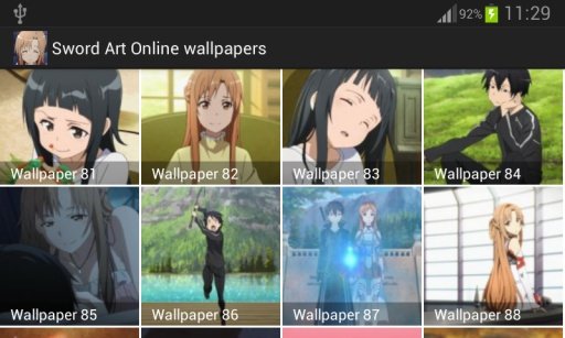 剑艺术在线 Sword Art Online tapety HD截图7