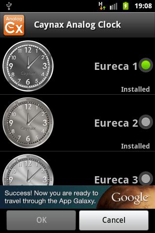 Analog Clock Widget Eureca截图2