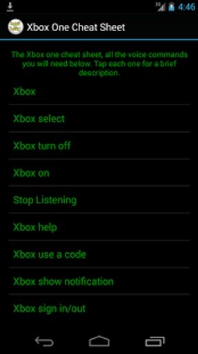 Xbox One Kinect Cheat Sheet截图6